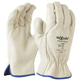 Maxisafe Premium Full Grain Leather Riggers Glove (12 Pairs)